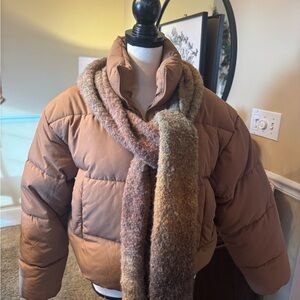 Women's Camel Puffer Jacket